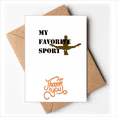 thumbnail image 1 of Like Sports Entraînement Physique Cartes de Remerciement Cheval Équilibré Enveloppes Note Vierge, 1 of 3