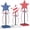 Elegant, variant on 3 PCS 4th of July Table Decorations Wooden Star Set, Rustic Memorial Day Table Decor, Red White and Blue Decorations for Home(Star)