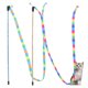thumbnail image 1 of Mizh - 2 varitas para gatos de interior, juguete de cuerda para gatos, interesante juguete de caña de pescar para gatos, 1 of 6