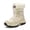 Beige, variant on Dumajo Snow Boots For Women Winter Waterproof Shoes Thickened Faux Fur Lined Frosty Warm Outdoor Boots