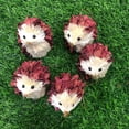 thumbnail image 2 of okwish 5Pcs Natural Handmade Straw Hedgehog Pendant Garden Retro Plant Wall Decoration Animal Pendant, 2 of 10