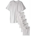 thumbnail image 2 of Hanes Men's 6Pack Crew Neck Tagless White Undershirts Crewneck T-Shirts, 3XL, 2 of 5