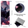thumbnail image 4 of Bats Yoga Towel with Storage Bag, 72.8"x26.8", Suitable for Yoga, Pilates, Fitness, Gym Towel, Yoga Blanket, 4 of 6