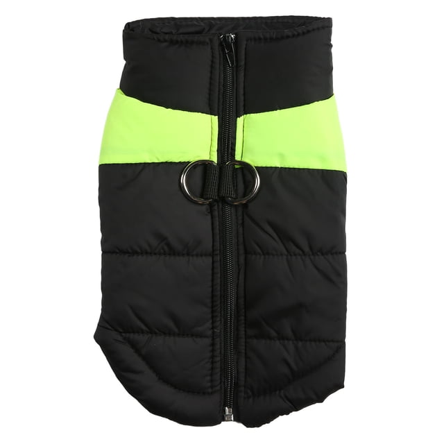 Chaleco cálido para perros, resistente al viento, impermeable, suave y grueso, abrigo de invierno para mascotas medianas y grandes (XL)
