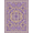 Purple, Pattern 3, variant on ODIKA Bathtub Stacked Botanical Motif Plum Symmetrical Layout for Dining Room, Large Office, Lounge, Non-Slip Chair-Friendly