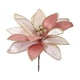 thumbnail image 2 of Flores Navideñas de Tela con Ribetes Dorados. Arreglos Florales Navideños. Decoraciones con Flores Artificiales., 2 of 6