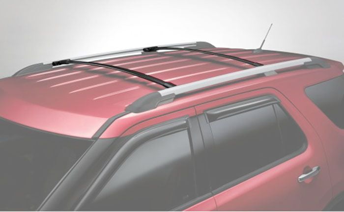 2015 2014 2013 Explorer Genuine OEM Ford Black Roof Rack Cross Bars set 2 2012