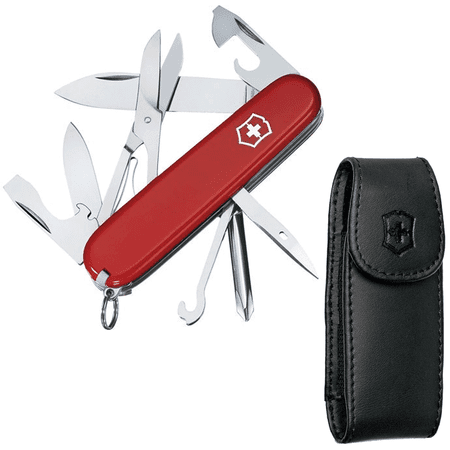 Victorinox Swiss Army Red Super Tinker Knife with (Best Swiss Army Knife For Survival)