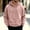Pink, variant on Mens Quarter Zip Pullover Hoodie Solid Color Warm Soft Outdoor Athletic Sweatshirts Comfortable Layer for Hiking Top