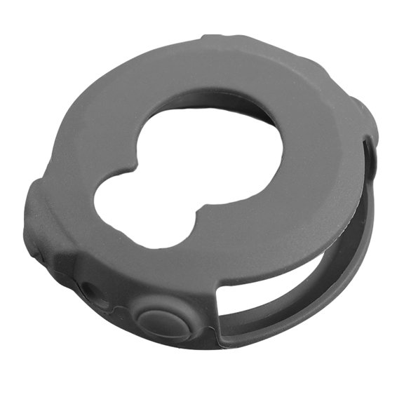 FOLOYORI Black Silicone Replacement Wrist Band Strap Protective Shell for Watch