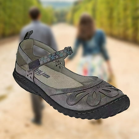 

BRISEZZS Women s Flat Sandals- Casual Beach Sandals Open Toe Summer Sandals #770 Gray