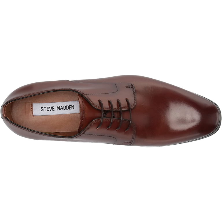 Steve Madden Mens Parsens Oxford 7 Tan Leather - Walmart.com display picture 1