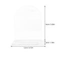 thumbnail image 4 of 6 piezas de arco de asiento de tarjeta de mesa para decoración de bodas, letrero acrílico con números en blanco, letreros de hoteles, 4 of 6