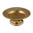 thumbnail image 1 of Bandeja de metal para frutas, bandeja decorativa, organizador de cocina, elegante pedestal, plato de frutas, decoración de escritorio para sala de, 1 of 9