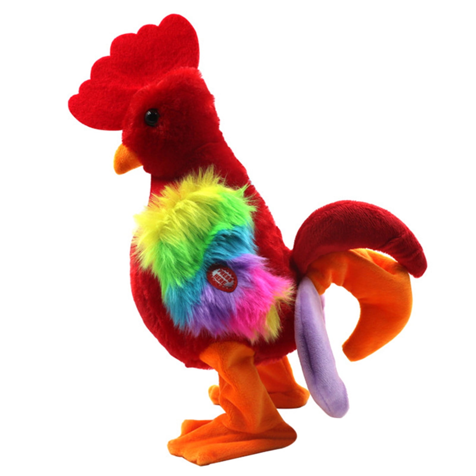 Electric Screaming Chickens Toy Fun Singing Roosters Plush Toy Birthday