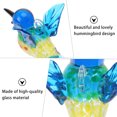 thumbnail image 5 of HOOWIFFY Handmade Glass Hummingbird Tabletop Ornament Set of 3 Lightweight Assorted Color Decorative Figurines, 5 of 6