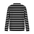 thumbnail image 2 of ZUKMRJPC Mens Classic Striped Sweater Casual Lightweight Crewneck Pullover Sweaters Fall Winter Long Sleeve Loose Fit Basic Knitted Tops, 2 of 4