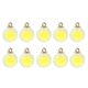 thumbnail image 2 of 10 piezas Mini bola de cristal Multicolor mate Zulema adorno colgante Navidad Amarillo Ronda mate colgante de cristal, 2 of 8