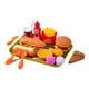 thumbnail image 1 of Juguetes de comida para niños, juego de cocina, juego de simulación, juguete de cocina, juguetes de aprendizaje preescolar, de cortar comida para Hamburguesa, 1 of 9