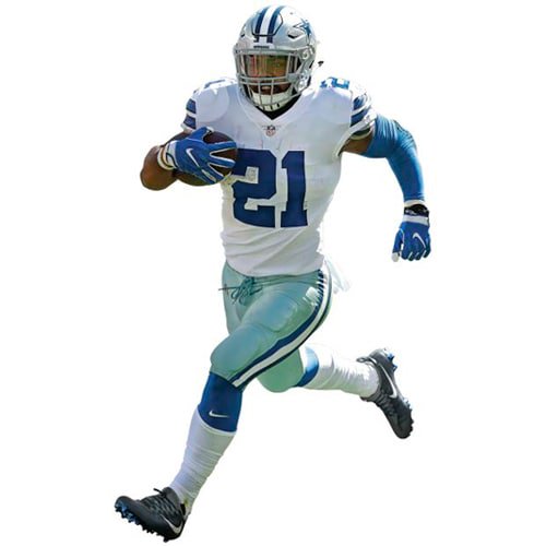 Fathead Ezekiel Elliott Dallas Cowboys Life Size Removable Wall Decal Walmart Com