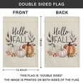 thumbnail image 4 of Fall Harvest Wheelbarrow Double-Sided Garden Flag 12x18 Fall Yard Decor Outdoor Garden Welcome Flag for Lawn Farm and Patio Banner, 4 of 5