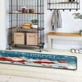 thumbnail image 4 of Dreamtimes Merry Hallway Runner Rug 2'x6' Kitchen Rug with Rubber Backing Santa Snowman Cute Non Slip Entryway Rug Runner Washable Soft Area Rug for Hallway Bedroom Kitchen Decor, 4 of 6