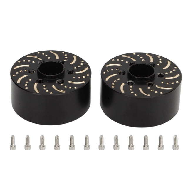 Pesos de rueda de latón, adaptador de cubo hexagonal de rueda de 6 orificios de latón para llantas de rueda Beadlock de 1,9 y 2,2 pulgadas de 18,5 mm