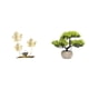 thumbnail image 1 of Estatua de figura,Estatuas de hojas y flores de metal,esculturas decorativas,Árbol bonsái artificial,Bonsái artificial para decoración de escritorio o interior,Bonsái artificial,planta, 1 of 8