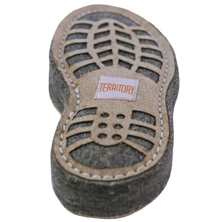 Territory Natural Leather Dog Toy, Hiking Boot