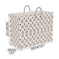 thumbnail image 1 of Xihbxyly Bolsa de Almacenamiento de Gran Capacidad, Tela No Tejida Gruesa, Diseño Plegable Que Ahorra Espacio, Cremallera Bidireccional, Organizador de Ropa, Solución de Almacenamiento para El Hogar,, 1 of 5