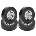 thumbnail image 4 of VGEBY RC Car Tire, Rubber RC Rubber Tire, Zinc Alloy 4 PCS Practical RC Trucks For WPL D12, 4 of 8