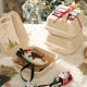 thumbnail image 1 of Juego de adornos para árbol de Navidad con cinta de terciopelo y adornos de madera: kit de 5 piezas para colgar en el coche, ideal para regalar en estas fiestas., 1 of 3