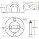 thumbnail image 2 of Soporte de escritorio para teléfono móvil, plegable, portátil, de aleación de aluminio, para tableta (plateado), 2 of 4