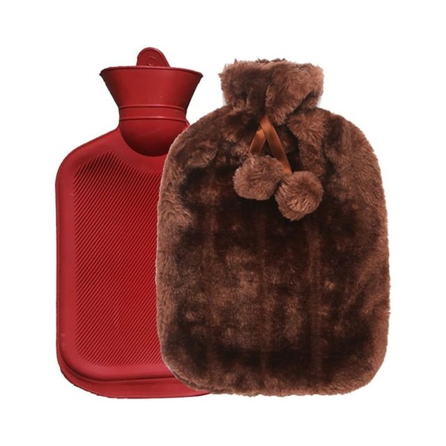 EGNMCR Hand Warmer 2L Hot Water Bottle Artificial Plush Cloth Hot Water Bottle Thermotherapy Cold Protection Detachable Hand Warmer Hot Water Bottle hot water bottle