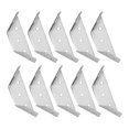 thumbnail image 6 of WHAMVOX OUNONA 15 Sets Corner Support Braces Cabinet Brackets Furniture Corner Code Stainless Steel, 6 of 8