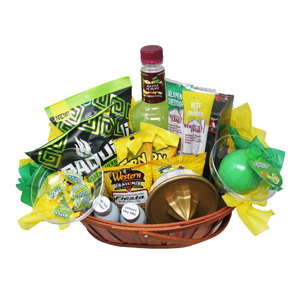 Margarita Gift Basket for Two Just add Tequila, includes