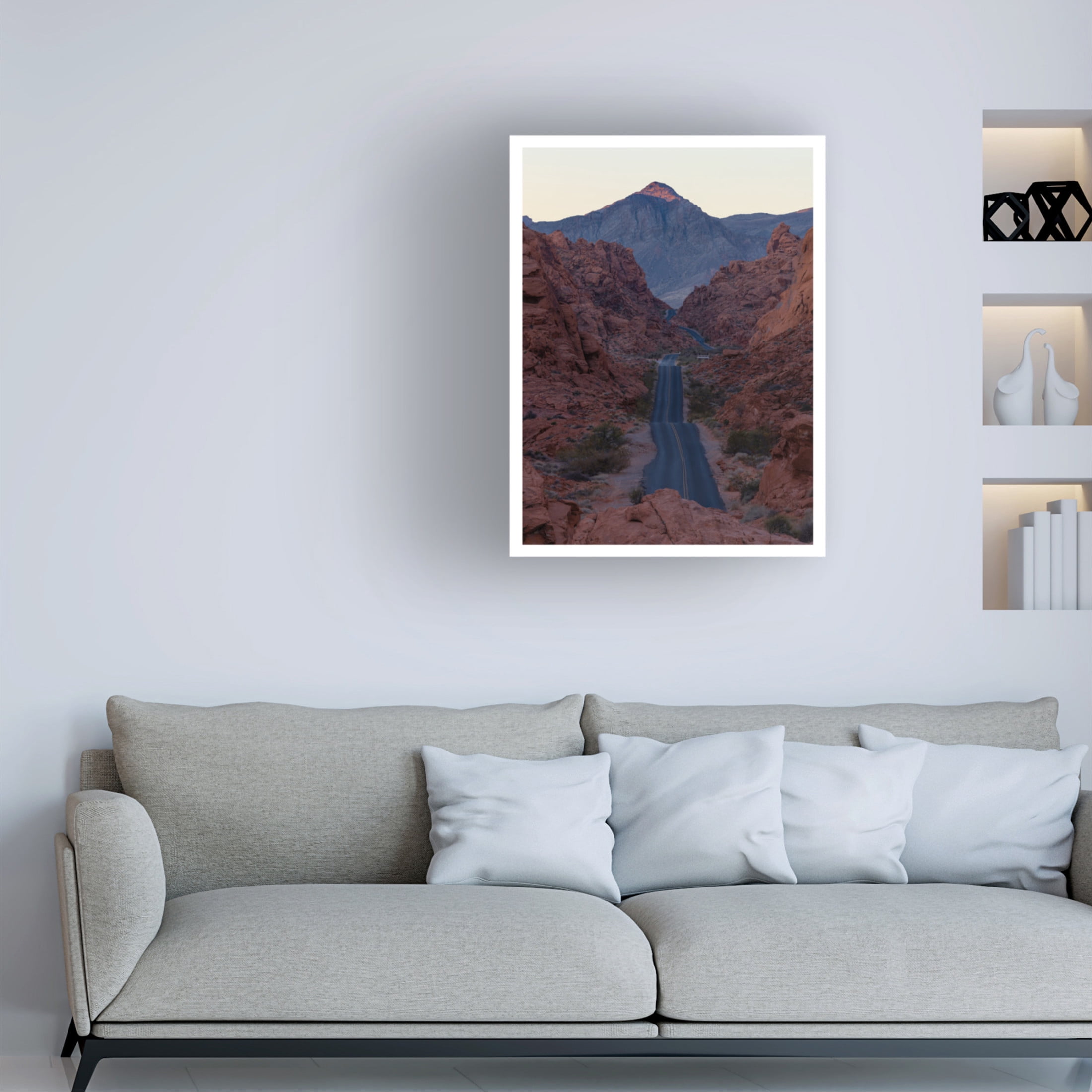 Trademark Fine Art Anand Shivalkar Sunrise At Valley Of Fire Canvas Wall Art
