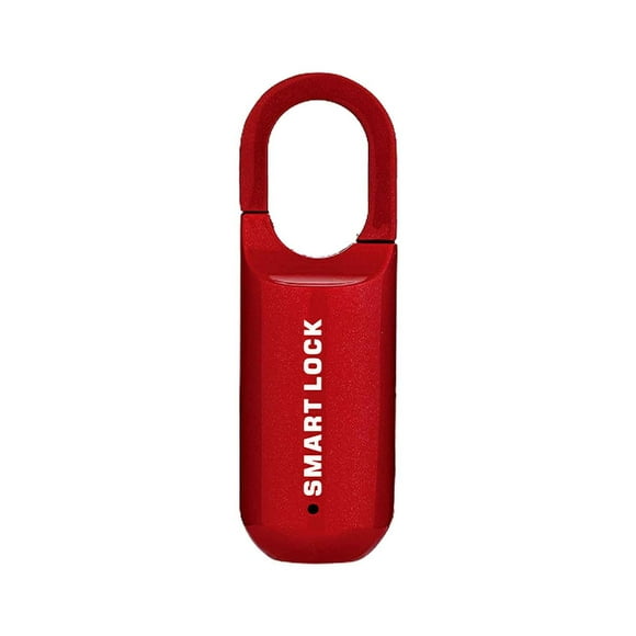 Fingerprint Padlock USB Charging Case - Keyless Portable Security Lock with 304 Stainless Steel, 0.3s Fast Unlocking & 365-Day Standby