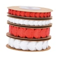 thumbnail image 1 of 4 rollos de cinta de corazón para envolver regalos de 0,8 cm y 1,5 cm (16,4 pies), cinta roja y blanca de Valentín para decoración del hogar, cump, 1 of 9