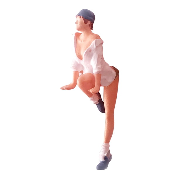 1/64 figuras fotografía escena miniatura personas diminutas para dioramas mujer modelo blanco perfke Figuras de diorama