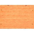 thumbnail image 1 of Ahgly Company Indoor Rectangle Abstract Orange Contemporary Area Rugs, 6' x 9', 1 of 1