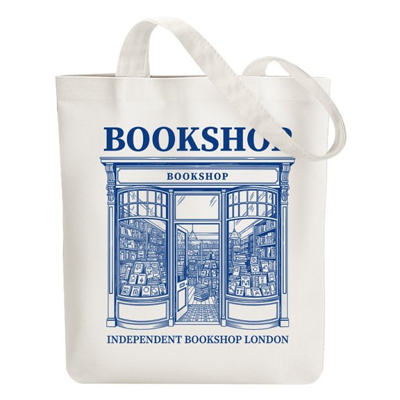 Canvas Tote Bag Reusable Cotton Bag for Women Large 14.96"x 15.74" Cloth Shoulder Bags with Zipper Pockets Book