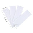thumbnail image 3 of Oleegame 2PC Tin Foil Roll Cake Scraper Pattern Cream Scraper Set DIY Baking Tools Plastic Cream Scraper Set Baking Accessories White, 3 of 3