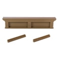 thumbnail image 5 of Home Wall Decorative Antique Brass Hardware 6 Hook Coat Rack - Brown Antique, 5 of 7