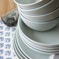 thumbnail image 5 of over&back Coupe Dinnerware Set - Stoneware Dishes - Comes with 4 Dinner Plates, 4 Cereal Bowls, and 4 Dinner Bowls - 12-Piece All-Occasion Place Settings - Semi-Matte Fog Blue, 5 of 7