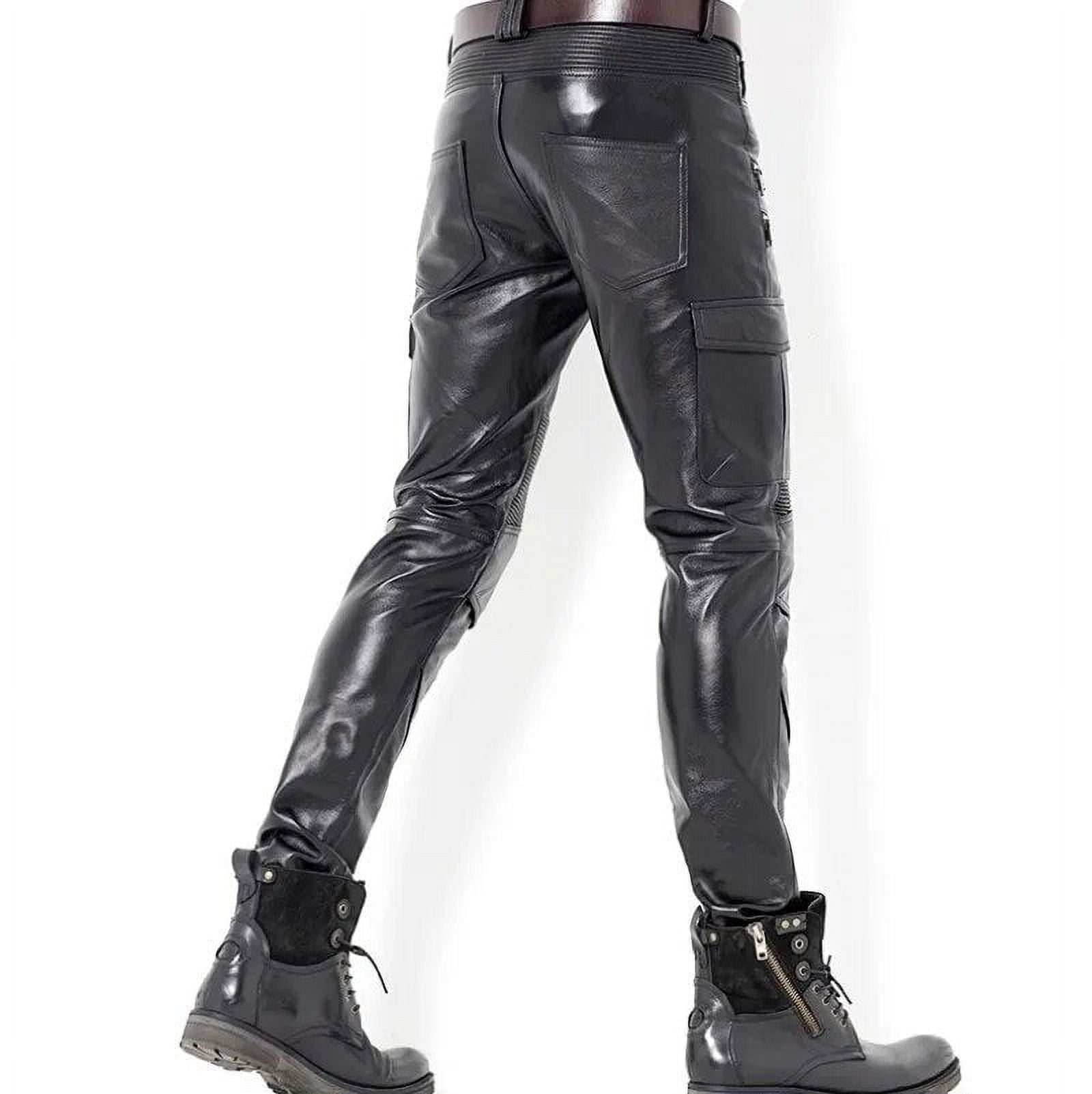 Luxury Sheepskin Leather Womens Wide Leg Leather Trousers Genuine High  Waist Zipper Straight Pants 2023 From Blossommg, $87.88 | DHgate.Com