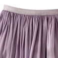thumbnail image 2 of SWSMCLT Women's Tulle Skirt Elegant Layered Spring Fashion Flowy A Line Casual Summer Elastic Fall Elastic Waist Purple Small-Large, 2 of 4