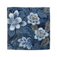 thumbnail image 2 of Flower Blossom Bordado Floral en Estilo Denim - Funda Nórdica Microfibra, 2 of 3