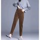 thumbnail image 1 of Pantalones casuales de pana de otoño e invierno, pantalones Halan de corte ajustado de moda, pantalones de mujer de corte ajustado, 1 of 4