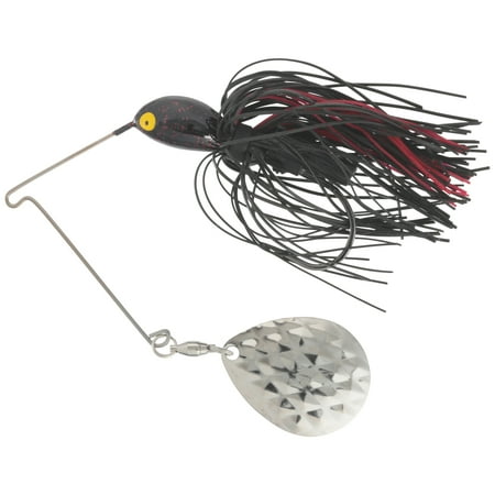 UPC: 0051034111040 | Strike King Ratlin Midnight Special 7/16oz Spinnerbait Lure Black/Red